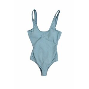 NWT Dippin Daisy's V High Bowie One Piece Swimsuit SZ Medium Teal Ripped‎ Spring